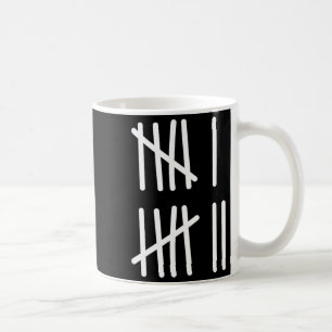 Rolig Sex Sju 67 Meme Tally Marks 6 7 Nummer Ki Kaffemugg
