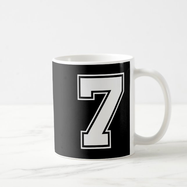 Rolig Sex Sju 6 7 Meme Design  Kaffemugg (Höger)