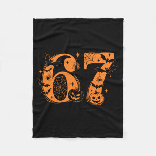 Rolig Sex Sju 6 7 Meme Design Par Halloween Lo Fleecefilt