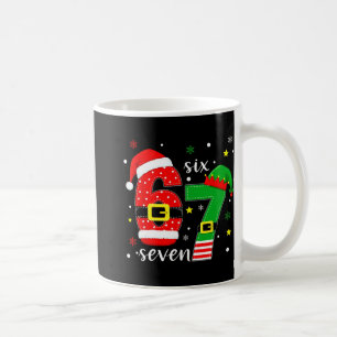 Rolig Sex Sju 6 7 Meme Jul 67 Nummer Xmas  Kaffemugg