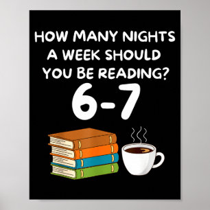 Rolig Sex Sju 6 7 Meme Lärar Design Läsning 6- Poster