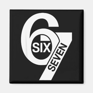 Rolig Sex Sju 6 7 Meme Mening Gen Alpha Slang Magnet