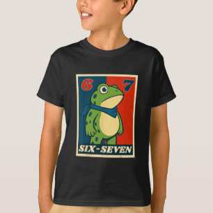 Rolig Sex Sju Groda 6 7 Meme Gen Alpha Slang Meme T Shirt