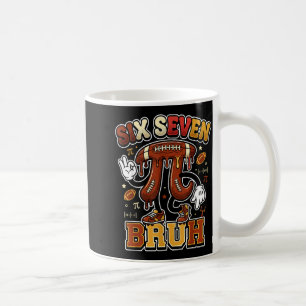 Rolig sex sju meme fotboll dag 3.14 matte älskare kaffemugg