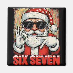Rolig Sex Sju Meme Jul Cool Santa Citat 6 Magnet