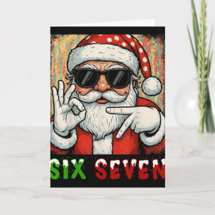Rolig Sex Sju Meme Jul Cool Santa Mening 6 Kort