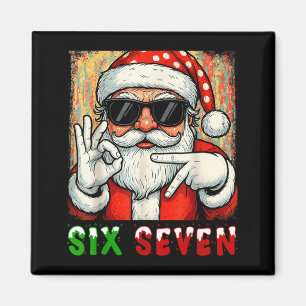 Rolig Sex Sju Meme Jul Cool Tomte Citat 6 Magnet