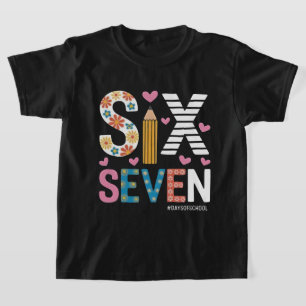 Rolig Sex Sju Meme: Lärare Förklarar 6-7 T Shirt