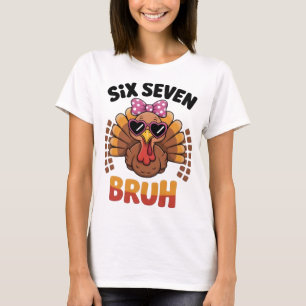 Rolig sex sju meme Turkiet bruh 2025 T Shirt
