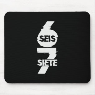 Rolig Sex Sju På Spanska Seis Siete 67 Brainrot Me Musmatta