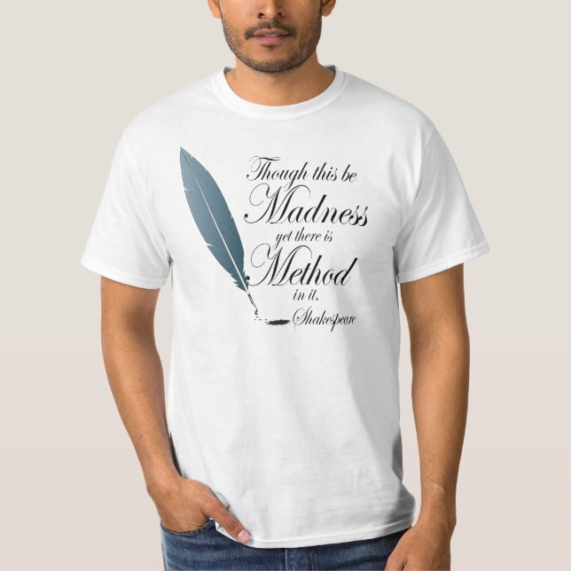 Rolig Shakespeare citationsteckenT-tröja T-shirt (Framsida)