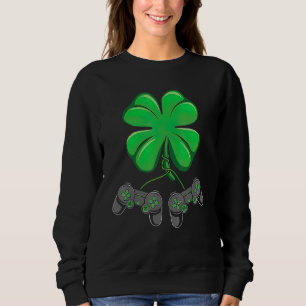 Rolig Shamrock Spelare Irländsk Spelkontroll St Pa T Shirt