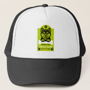 Rolig Shiba Inu Hund Ägare Keps