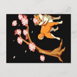 Rolig Shiba Inu Hund | Meningsfullt Husvärmegåva Meddelande Vykort