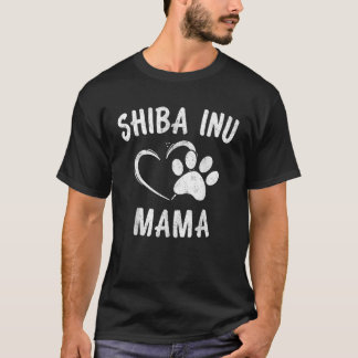 Rolig Shiba Inu Mamma Present Husdjur Älskare Kläd T Shirt