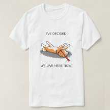 Rolig Shiba Inu T-Shirt – Går inte hem