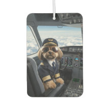 Rolig Shih Tzu Pilot Anpassad Bil Doft