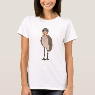 Rolig Shoebill fågeldesign Tee
