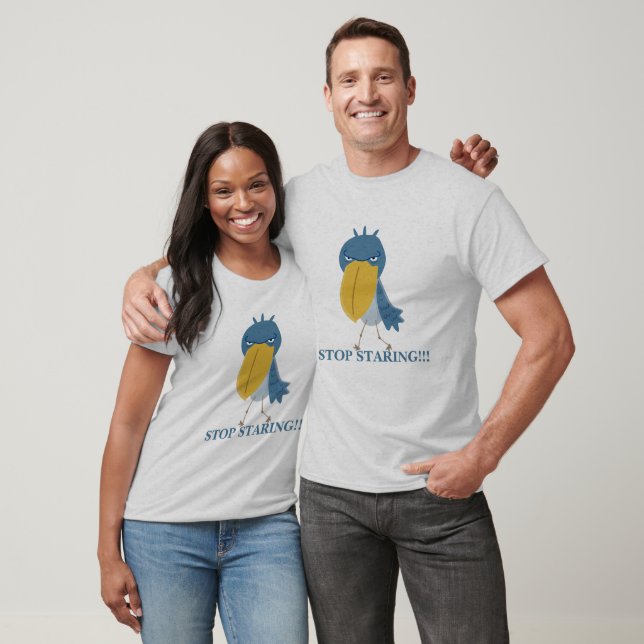 Rolig Shoebill Sluta Stirra T Shirt (Unisex)