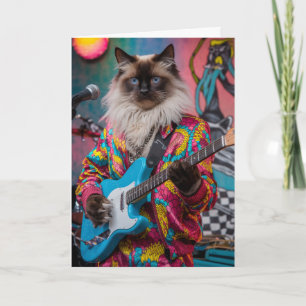 Rolig siamesisk kattrockare kort