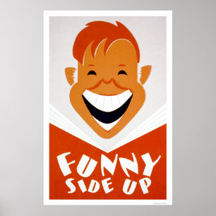 Rolig sida upp läsning 1939 WPA Poster