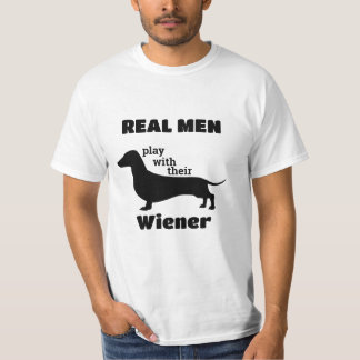 Rolig silhuett av Dachshund T Shirt