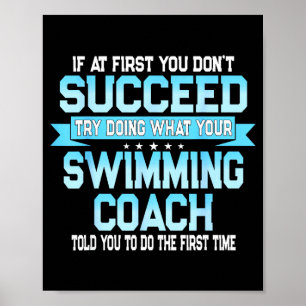 Rolig Simcoach Meme - Roligt Simmare Tales Poster