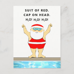 Rolig simmare jul helg vykort