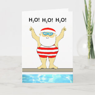 Rolig simmare jul helgkort