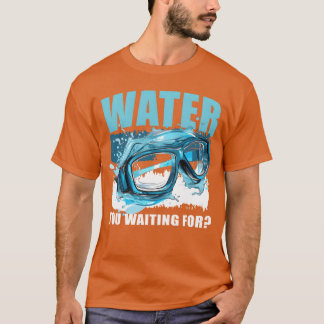 Rolig Simning Simmare Sport Övning Sim retro T Shirt