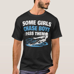 Rolig simpresent för flickor kvinnor simmare idrot t shirt