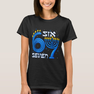 Rolig Six Seven 67 Meme Sarcastic Hanukkah Chanuka T Shirt