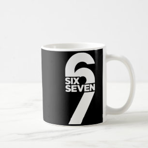 Rolig Six Seven 6 7 Meme Citat Gen Alpha Slang Kaffemugg