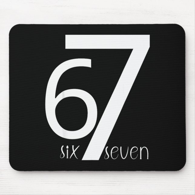 Rolig Six Seven 6 7 Meme Design 6 7  Musmatta (Framsidan)