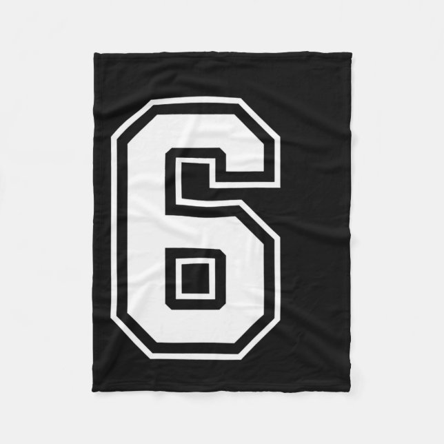 Rolig Six Seven 6 7 Meme Design  Fleecefilt (Framsidan)