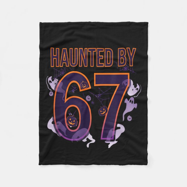 Rolig Six Seven 6 7 Meme Design Par Halloween  Fleecefilt (Framsidan)