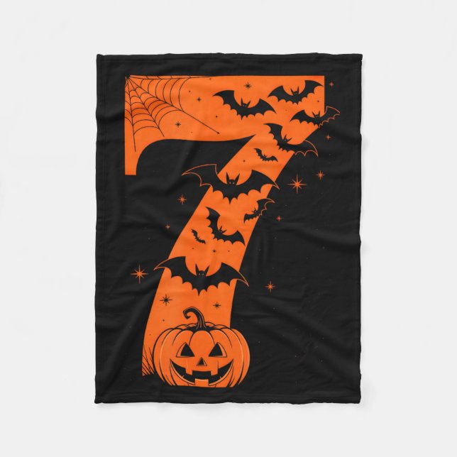 Rolig Six Seven 6 7 Meme Design Par Halloween  Fleecefilt (Framsidan)