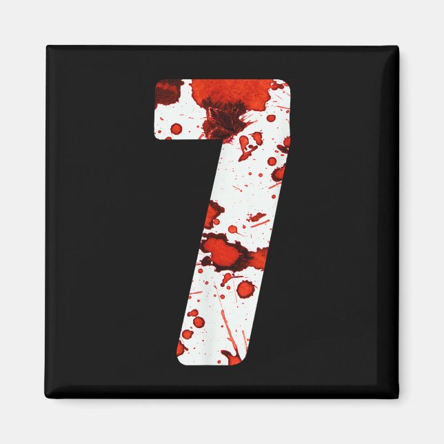 Rolig Six Seven 6 7 Meme Design Par Halloween Ho Magnet (Framsidan)