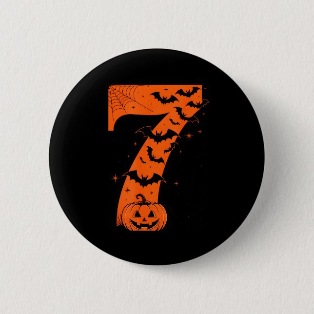 Rolig Six Seven 6 7 Meme Design Par Halloween  Knapp (Framsida)