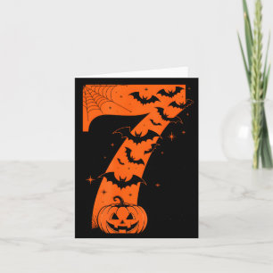 Rolig Six Seven 6 7 Meme Design Par Halloween Kort