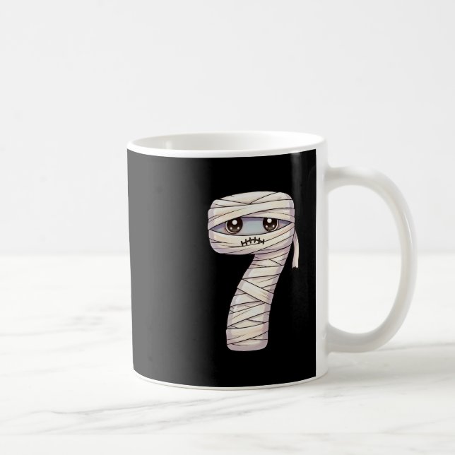 Rolig Six Seven 6 7 Meme Design Par Halloween Mu Kaffemugg (Höger)
