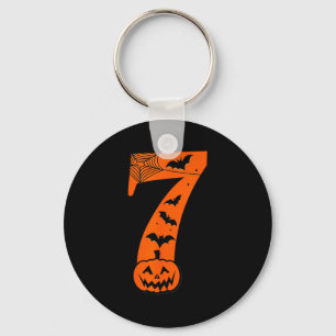 Rolig Six Seven 6 7 Meme Design Par Halloween Nyckelring