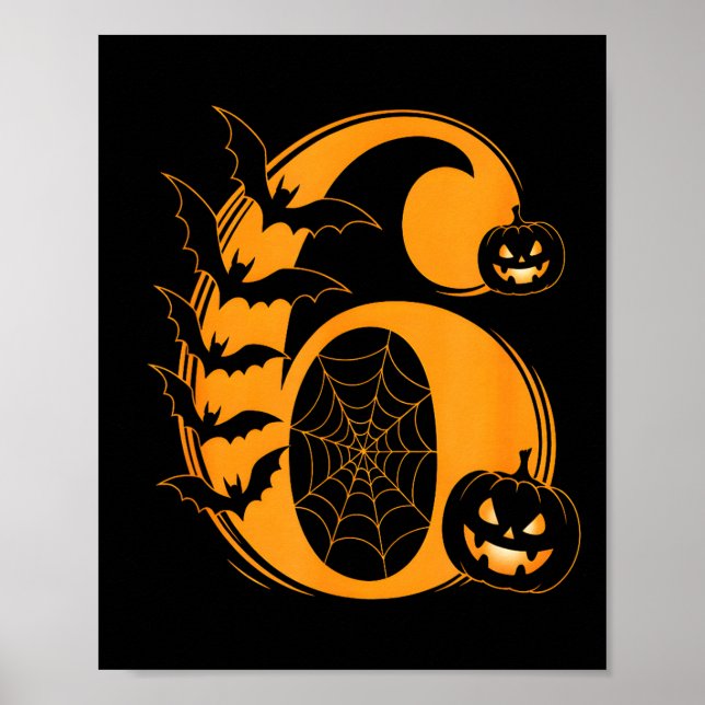 Rolig Six Seven 6 7 Meme Design Par Halloween  Poster (Framsidan)