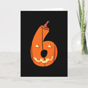 Rolig Six Seven 6 7 Meme Design Par Halloween Pu Kort