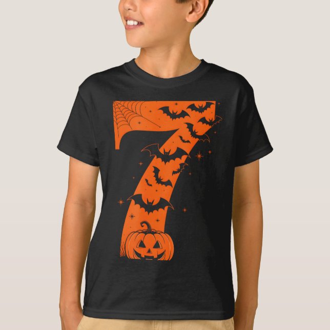 Rolig Six Seven 6 7 Meme Design Par Halloween  T Shirt (Framsida)