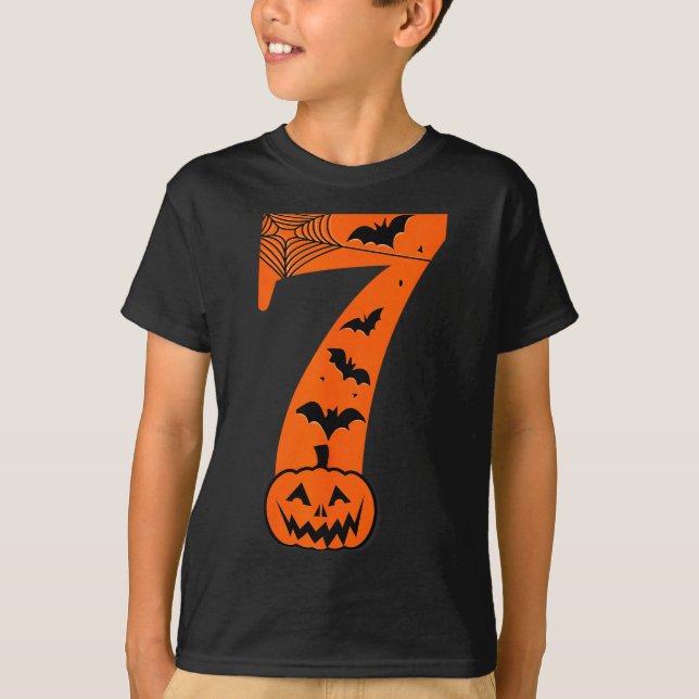 Rolig Six Seven 6 7 Meme Design Par Halloween  T Shirt (Framsida)