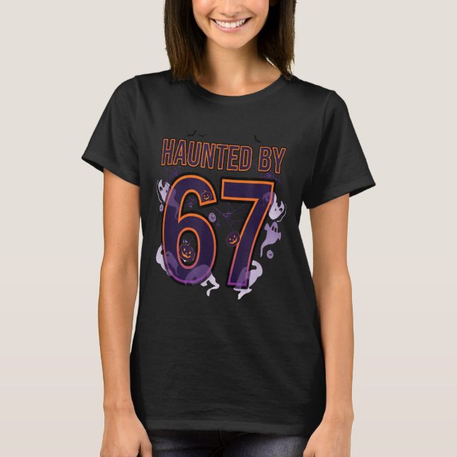 Rolig Six Seven 6 7 Meme Design Par Halloween  T Shirt (Framsida)
