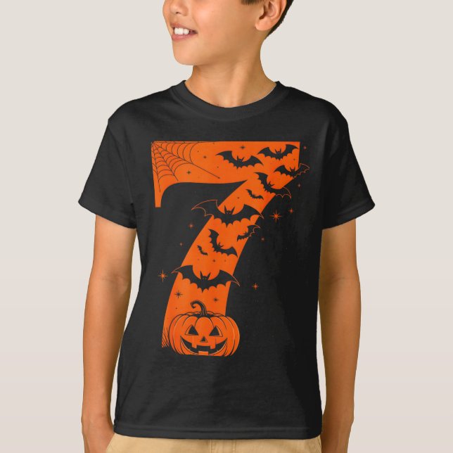 Rolig Six Seven 6 7 Meme Design Par Halloween  T Shirt (Framsida)