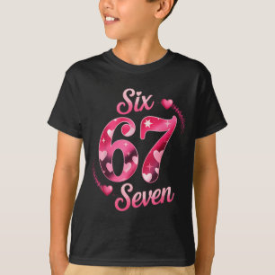 Rolig Six Seven 6 7 Meme För Män Kvinnor Barn Vale T Shirt