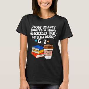 Rolig Six Seven 6 7 Meme Lärare Läsning 6-7 67 St T Shirt